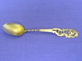 Sterling Silver Souvenir Spoon “Elgin” - Assuming MN – 4 1/2” long – 8.2 grams