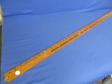 Vintage “Paul Bunyan” 4 foot  'Yardstick”Newton Mfg. Co. - Official Minesota Snow Gauge Lake City, M