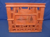 Vintage  Land O Lakes  Heavy Plastic Dairy Case – Still Great To bungee to the back fender of a bike