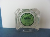 Glass Ashtray – Baker Cement Products Baker MT – 4” x 4” - No Chips or Cracks