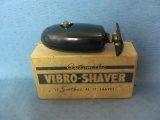 Automatic Wind-Up Vibro Shaver With Box – 4 1/8” L – Works – As Shown