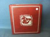 Baseball Card Album Binder With 34 Protective Sheets – As Shown
