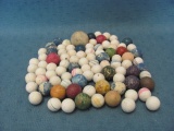 Marbles – Clay – Porcelain & Others – Various Sizes – As Shown