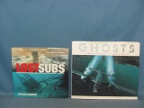 Military Books – Lost Subs & Ghosts World War II Aircraft – Both Hardcover