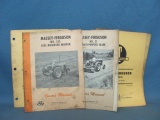 Massey Ferguson Tractor & Equipment Manuals – Soiled From Use – Musty Smell