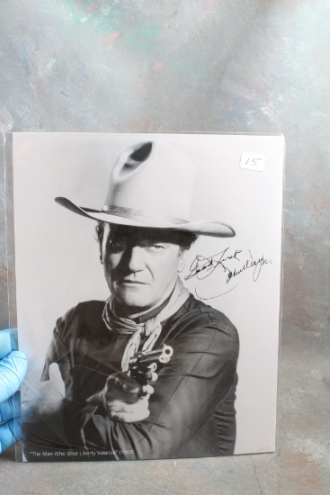 John Wayne 8x10 B&W Reproduction Photo Man Who Shot Liberty Valence