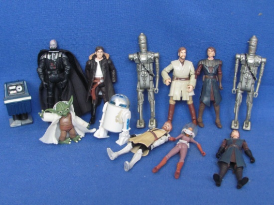 Star Wars: Newer Action Figures – 2000s & Some w No Dates – Tallest is 4 1/2”