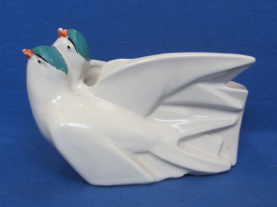 McCoy Pottery Planter – Pair of Stylized Birds – Hard to Find – 7” long
