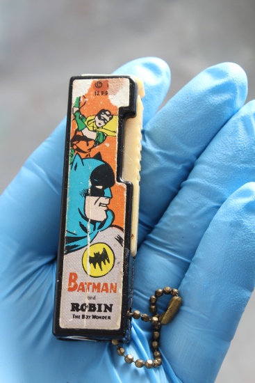 1966 Batman & Robin Flashlight Key Chain WORKS