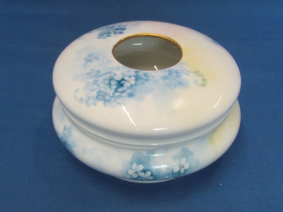Klingenberg & Dwenger Limoges Porcelain Hair Receiver – Hand Painted 1911 – 4 3/4” in diameter