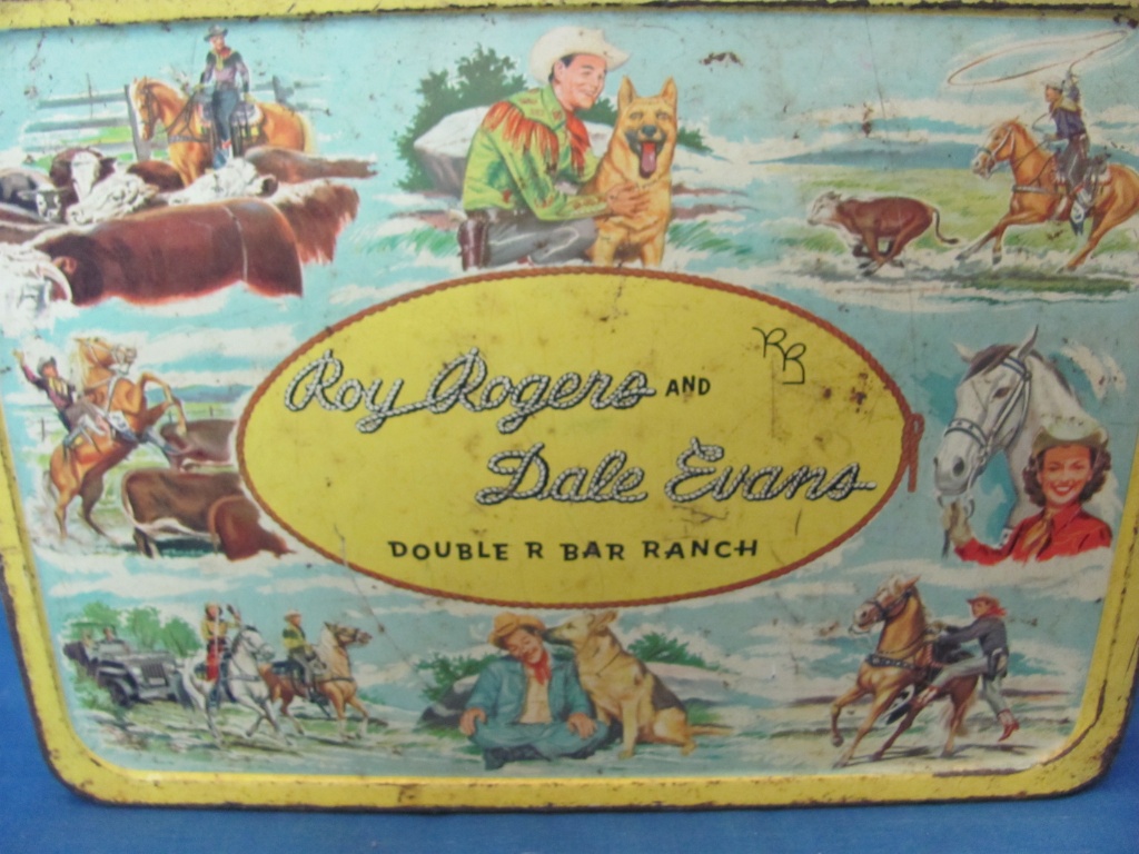 roy rogers and dale evans double r bar ranch lunch box