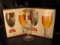 Stella Artois Stem Beer Glasses – 2 Boxes of 2 Glasses – 7 3/8” T – Unused
