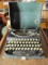 Remington Portable Typewriter With Case – Glass Covered Keys – Not Working