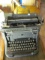 Underwood Typewriter – Glass Covered Keys – Not Working – As Shown