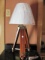 Home Lamp With Wood Surveyor Base – 17 1/2” T – Extendable To 27” T - New