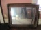 Wall Hanging Mirror With Wood Frame – 29” x 35 1/2” - As Shown
