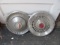 Hubcaps (2) – Jeep & Other – 15” D – As Shown