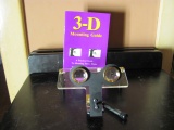Slide Viewer w/ 4 boxes of empty stereo slides – As shown