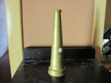 Brass Fire Hose Nozzle – 12” T – 3” Bottom D – 1” Water Stream – As Shown