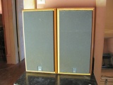 JBL 2600 Wood Floor Speakers – 17” T – 8 1/2” x 9” - Not Tested