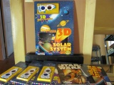 3D Solar System Books/Glasses & Star Wars Magazine – As Shown