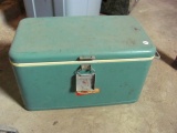 Gibson Thermos Metal Cooler With Tray – 11” T – 10” x 19” - As Shown