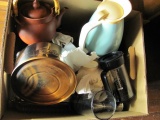 Box Of Glassware & Plastic Kitchen Items – As Shown
