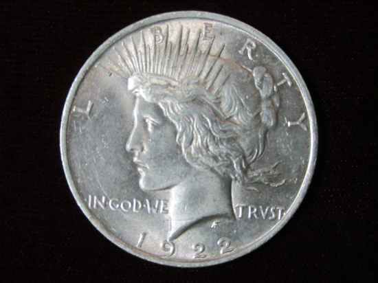 1922 Peace Dollar – As shown – 26.8 grams