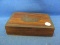 Small Trinket Box w/ Brass Duck inlaid on cover – 6” x 4” x 1 1/2” - As shown