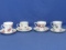 4 Vintage  Tea Cup & Saucer Sets – All made of Fine China with Rose Patterns