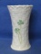 Belleek Vase 4 1/4” T x 2 1/2” DIA – Brown mark 200-2010 – Like new