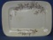 Vintage Ironstone Platter 11 3/4” T x 15” W “Sprng” W& T Adams England