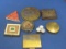 Lot of Vintage Compacts/Cases: Triangular one by Faberge – Pill Box w Mother of Pearl