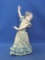 Lladro Spanish Flamenco  Dancer Figurine “Lolita” - 7 1/4” tall – 1 Rose missing in hair
