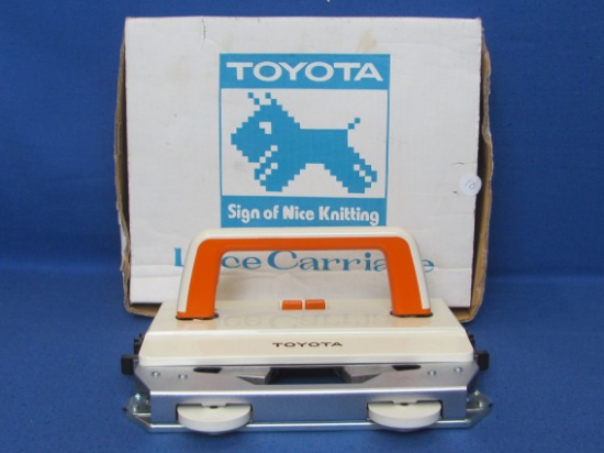 Toyota Lace Carriage for Knitting Machine in Original Box – Box is 12” x 10”