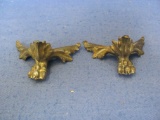 Pair of decorative Claw Foot Legs - ~2 7/8” x 2 7/8” - As shown