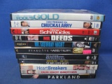Lot of 11 DVD's – Fool's Gold, Mr.Deeds, Parkland, Our Idiot Brother, etc. - As shown