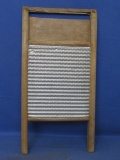 Vintage Washboard 17” T x 9” W  – Bleached of any markings – Good size/sound for Jug Band