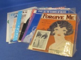 10 Pieces of Flea Market Music 1920's-1940's era (not all stacks will have each decade)