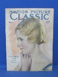 “Motion Picture Classic” Magazine – May, 1930 – Some wear & tear but fun ads & photos