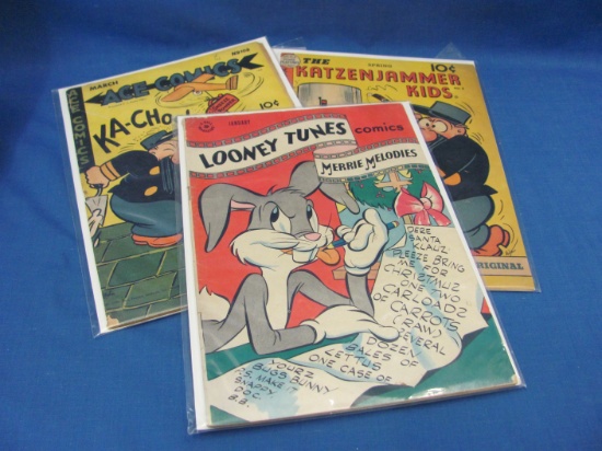 1940's Cartoon Comic Books – All Bagged – As Shown