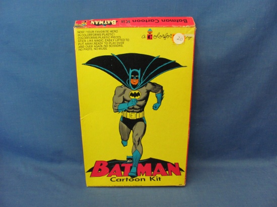 1966 Batman Cartoon Kit – Colorforms - Complete – Box Damaged – As Shown