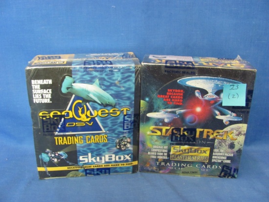1993 Skybox Star Trek & Seaquest Trading Cards – Boxes Sealed – As Shown