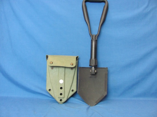 U.S. Army Ames 90 Folding Shovel & Plastic Case – Shovel 23” L – As Shown