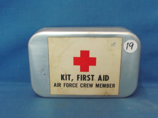 Air Force Crew Member First Aid Kit – 4 1/4” x 6 1/4” - Full – As Shown