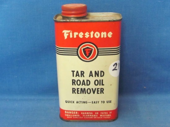 Firestone Tar & Road Oil Remover Can – 8 oz – 5 1/4” T – As Shown