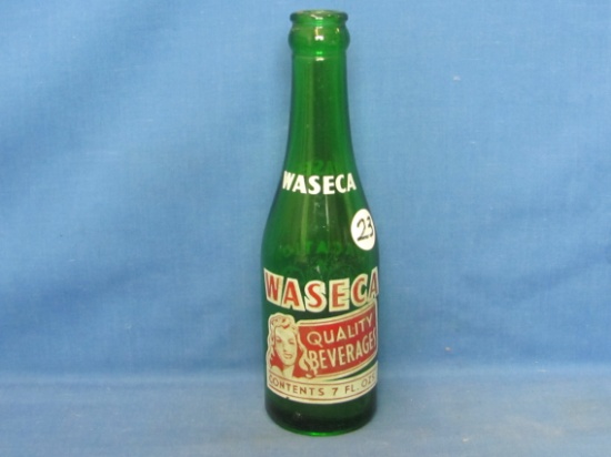 1948 Vacation In Waseca Pop Soda Bottle – Waseca MN – 7 oz – 8” T – As Shown