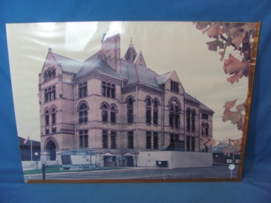 Stone Courthouse Color Photo -20 ¼” T x 28 1/4” W