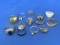 Lot of Costume Rings – Various Sizes – 1 MOP – Some with Stones – Good condition