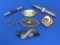 Lot of Vintage Pins/Brooches: Enamel – Rhinestone – Gold Plate & more – Longest is 2 1/2”